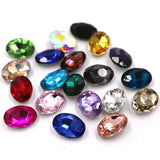 Crystal Oval Rhinestones DIY Nail Art Garment Accessories