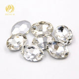 Crystal Oval Rhinestones DIY Nail Art Garment Accessories