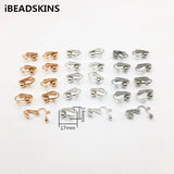 Copper Screw Ear Clip 17x14mm 100pcs/lot for Stud Earrings