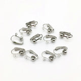 Copper Screw Ear Clip 17x14mm 100pcs/lot for Stud Earrings