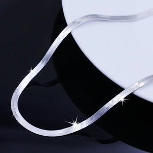 925 Silver Snake Chain Men's Necklace
