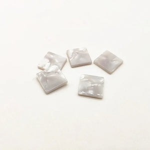 16mm Acetic Acid Flat Bead for Earrings - 100pcs