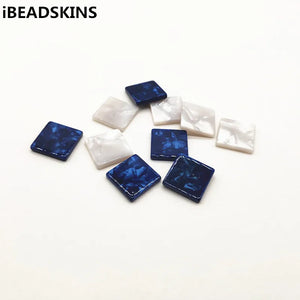 16mm Acetic Acid Flat Bead for Earrings - 100pcs
