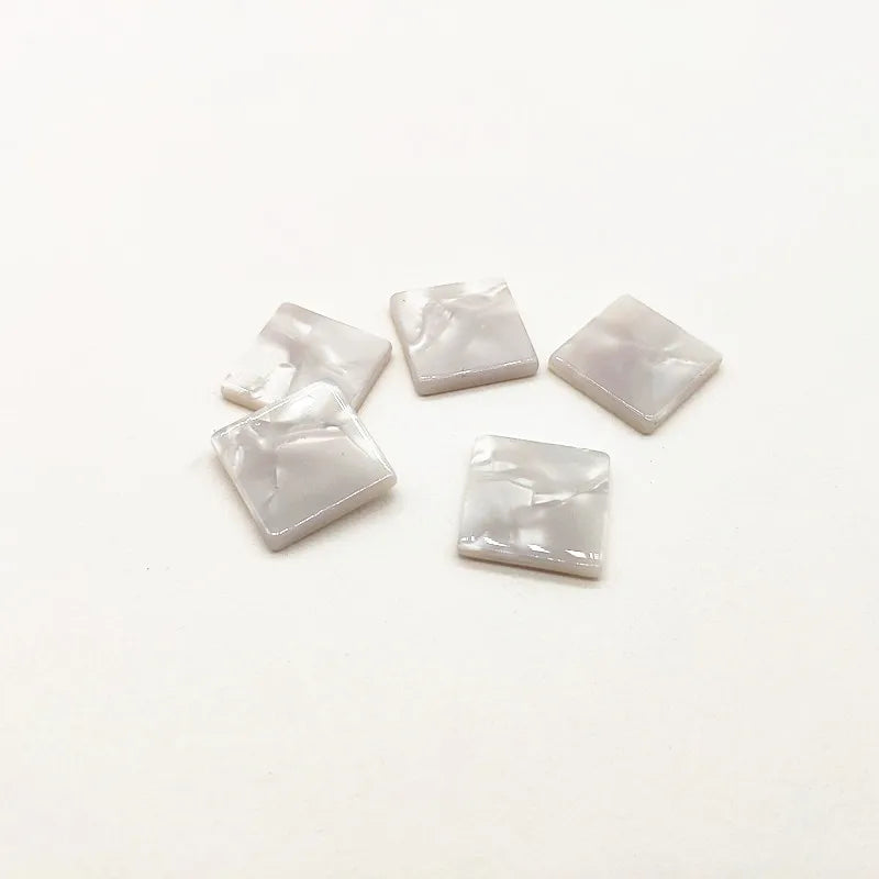 16mm Acetic Acid Flat Bead for Earrings - 100pcs