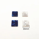 16mm Acetic Acid Flat Bead for Earrings - 100pcs