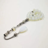 Opal Stone Tasbih 33 66 99 Beads March 8 Gift Muslim Misbaha Men Women Bracelet