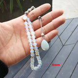 Opal Stone Tasbih 33 66 99 Beads March 8 Gift Muslim Misbaha Men Women Bracelet
