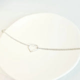 Barefoot Heart Anklets for Women - Stainless Steel