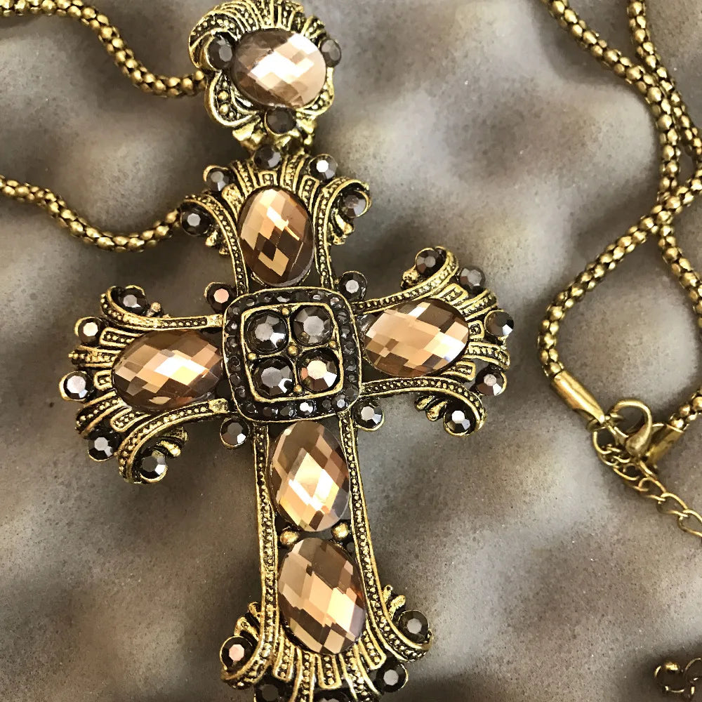 Vintage Long Pendant Necklace