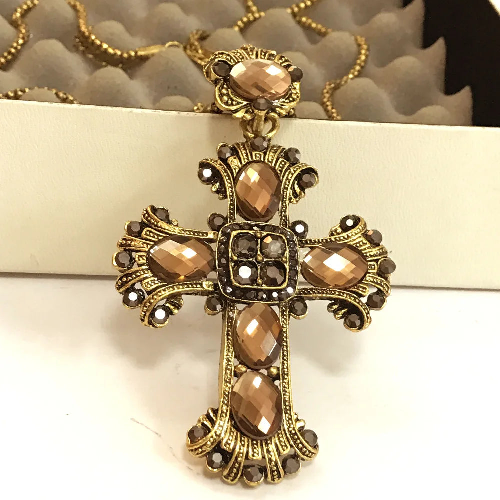 Vintage Long Pendant Necklace