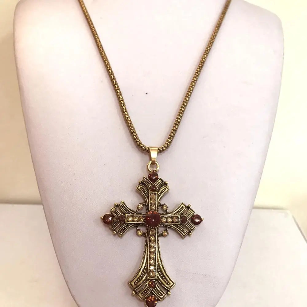 Vintage Long Pendant Necklace