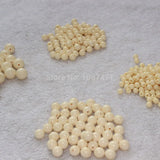 200pcs 8mm Ivory Beads DIY Jewelry Accessories Bracelet Decoration Crafts