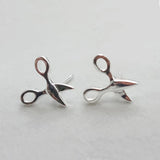 925 Silver Earrings Scissors Fancy Jewelry