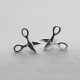 925 Silver Earrings Scissors Fancy Jewelry