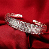 925 Sterling Silver Chain Bracelet Charms for Women Party Wedding Jewelry