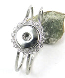 Alloy Wheel Gear Decoration Open Cuff Bangle Bracelet