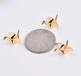 20pcs Cartoon Paper Crane Charms DIY Earring Pendants
