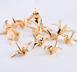 20pcs Cartoon Paper Crane Charms DIY Earring Pendants