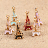 30pcs Alloy Eiffel Tower Charms for DIY Jewelry Making