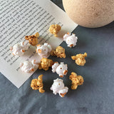 30pcs 14mm Resin Popcorn Shape Beads for Jewelry Making