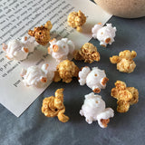 30pcs 14mm Resin Popcorn Shape Beads for Jewelry Making