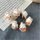 30pcs 14mm Resin Popcorn Shape Beads for Jewelry Making