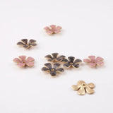 30pcs/lot 20mm Alloy Cartoon Flowers Metal Charms