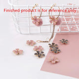 30pcs/lot 20mm Alloy Cartoon Flowers Metal Charms