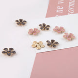 30pcs/lot 20mm Alloy Cartoon Flowers Metal Charms
