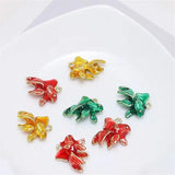 30pcs Alloy Goldfish Shape Floating Locket Charms DIY Jewelry Accessory