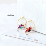 30pcs Birds Modeling Alloy Charms for DIY Earrings/Bracelet Pendants