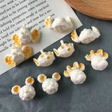 30pcs Animal Heads Plastic Beads DIY Jewelry Accessory
