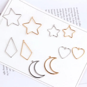 30pcs/lot Copper Floating Locket Charms DIY Jewelry Earring Pendants