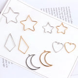 30pcs/lot Copper Floating Locket Charms DIY Jewelry Earring Pendants