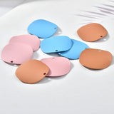 40pcs/lot Wave Shape Alloy Floating Locket Charms DIY Jewelry Earring Pendants