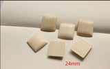 40pcs Geometry Wooden Beads DIY Jewelry Earring Accessory
