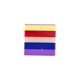 40pcs Acetic Acid Charms for Jewelry Making - Square/Water Drop Shape