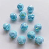 50pcs DIY Jewelry Resin Beads 16mm Irregular Shape Straight Holes