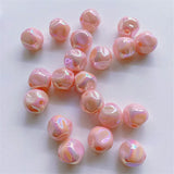 50pcs DIY Jewelry Resin Beads 16mm Irregular Shape Straight Holes