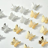 50pcs Butterfly Copper Floating Locket Charms DIY Jewelry Accessory