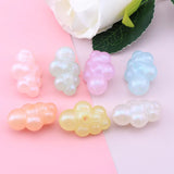 50pcs Glitter Clouds Resin Beads DIY Jewelry Bracelet Accessory