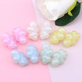 50pcs Glitter Clouds Resin Beads DIY Jewelry Bracelet Accessory