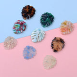 50pcs/lot Pattern Print Acrylic Beads DIY Jewelry Earring/Garment Pendant