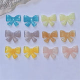 50pcs Cartoon Bow Resin Beads DIY Jewelry Earring/Garment/Hair Accessory