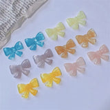 50pcs Cartoon Bow Resin Beads DIY Jewelry Earring/Garment/Hair Accessory