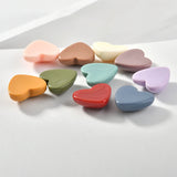 50pcs Cartoon Hearts Resin Beads DIY Jewelry Earring Accessory