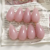 50pcs Water Drop Resin Beads DIY Jewelry Earring Accessory