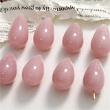 50pcs Water Drop Resin Beads DIY Jewelry Earring Accessory