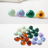 50pcs Geometry Irregular Triangle Resin Beads for DIY Jewelry