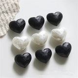 50pcs 3D Hearts Shape Beads DIY Jewelry Earring/Garment Pendant Accessory